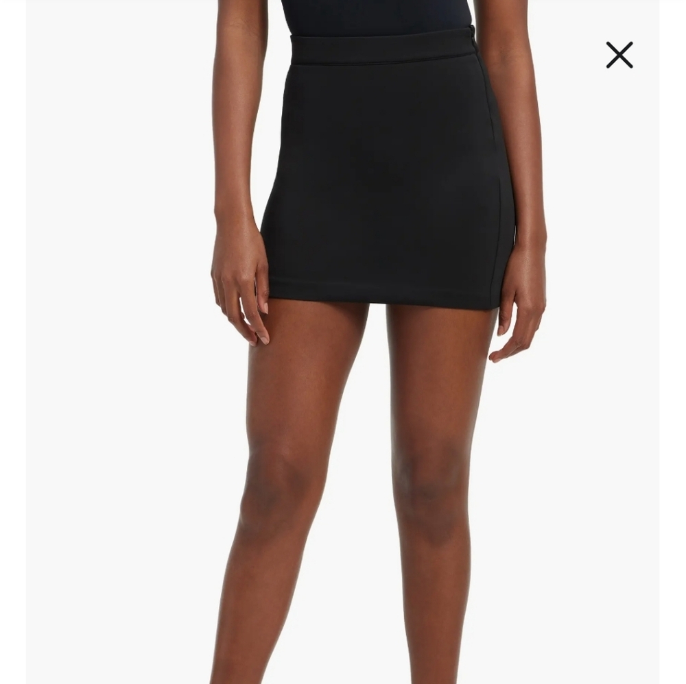 Good American Mini Skirt Black